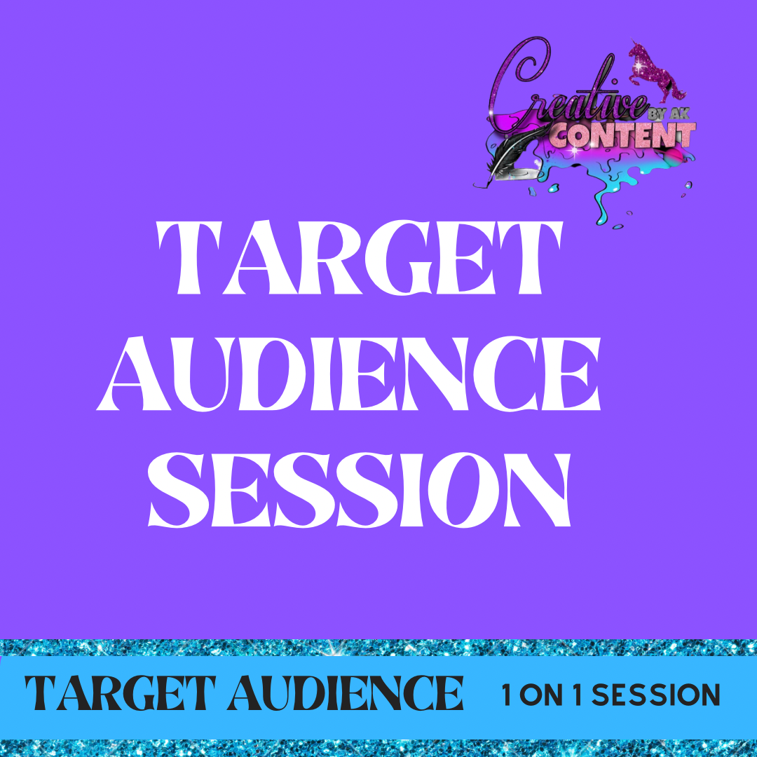 TARGET AUDIENCE SESSION 1-on-1